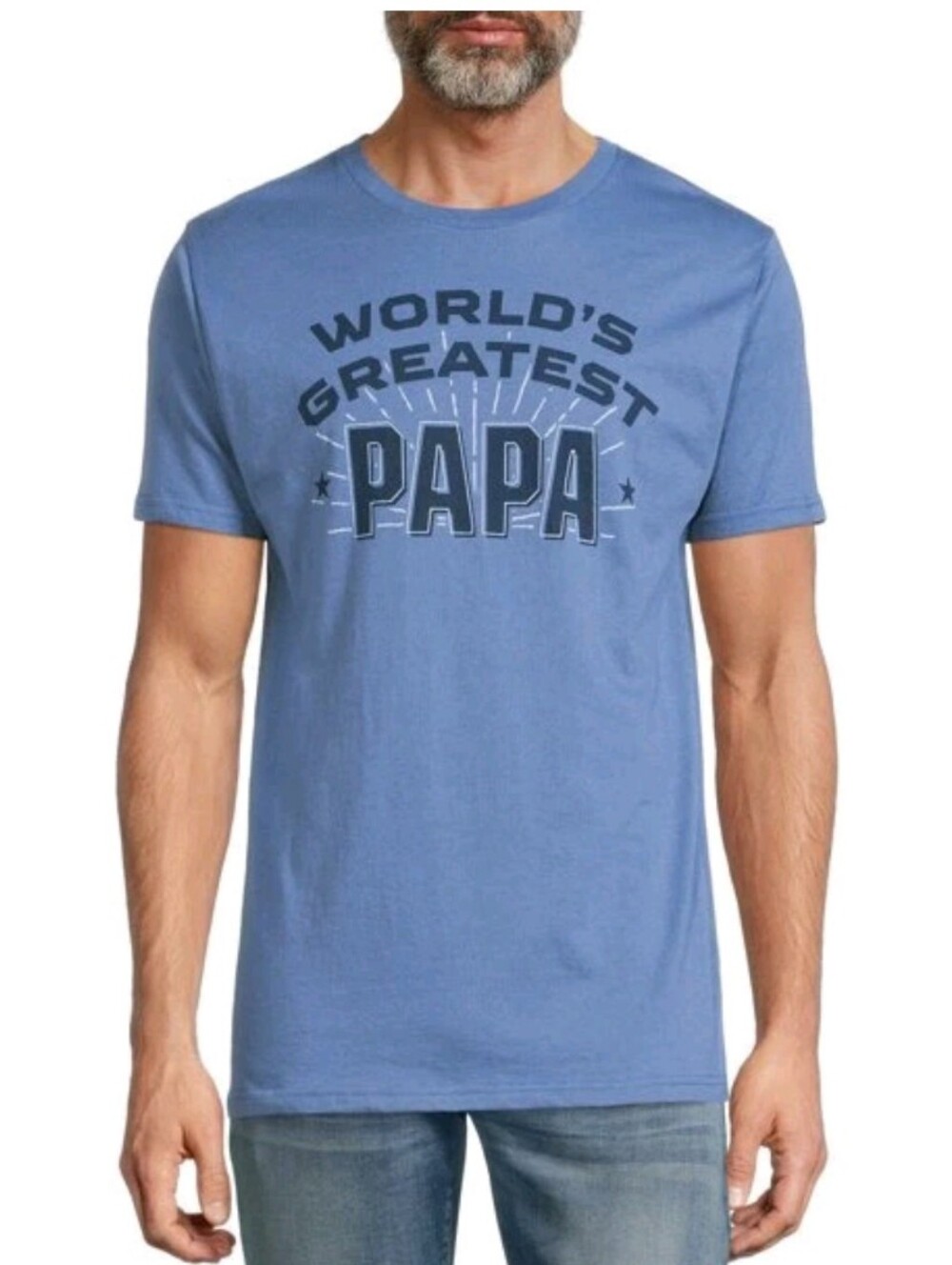 WAY TO CELEBRATE "WORLDS GREATEST PAPA" TSHIRT, BLUE 2XL